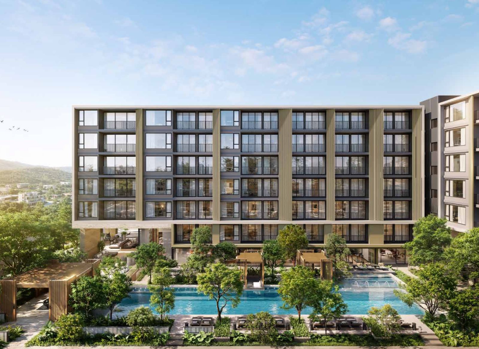 Interior view of 2 Bedroom Penthouse for Sale at Origin Residences, Walking Distance to the Beach