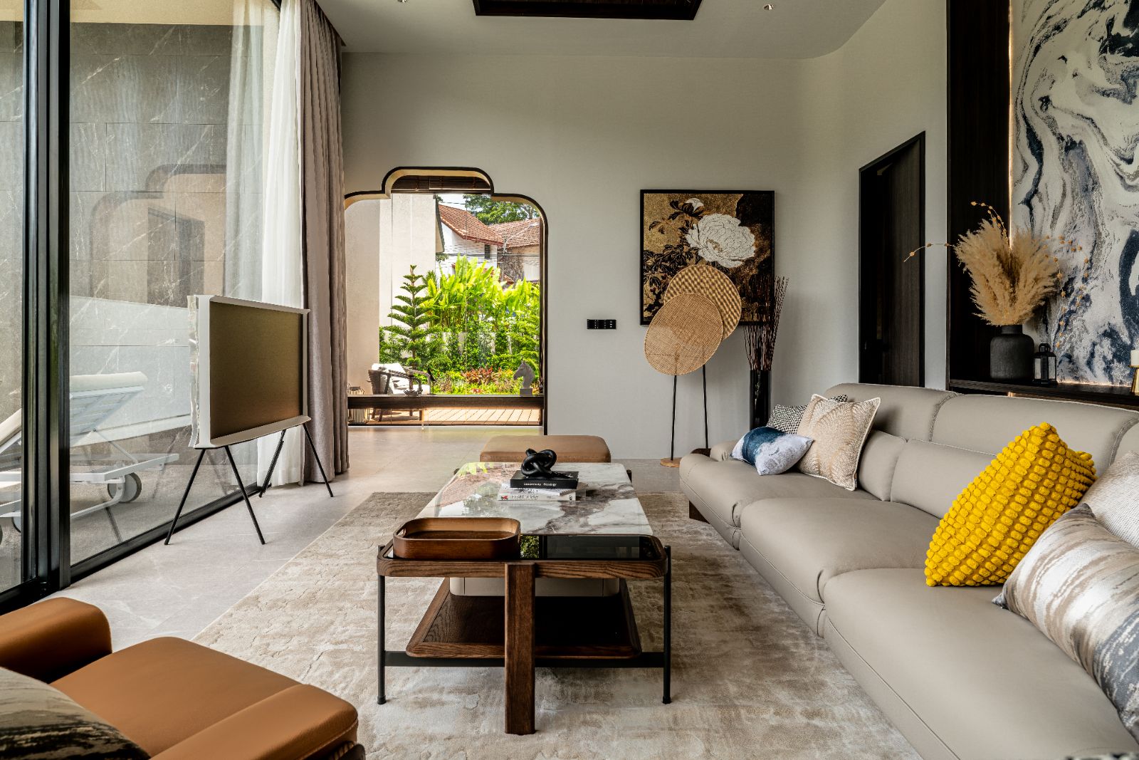 Interior view of 3 Bedroom Contemporary Pool Villas at Vimannaya Residences, Rawai