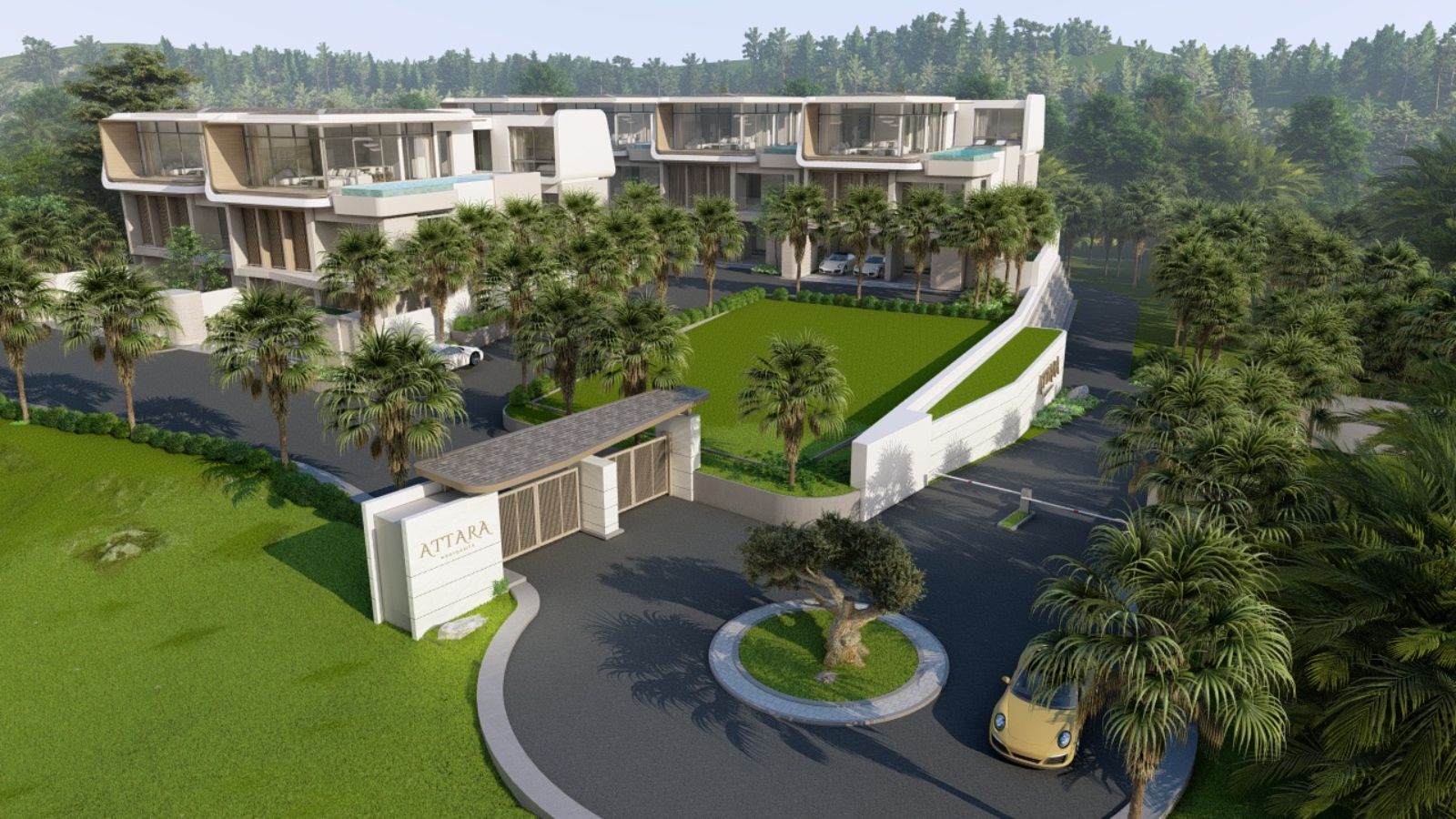 Interior view of Luxurious Sea View 4 Bedroom Attara Yamu Villas for Sale