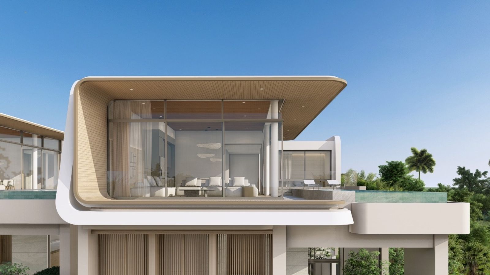 Interior view of Luxurious Sea View 4 Bedroom Attara Yamu Villas for Sale