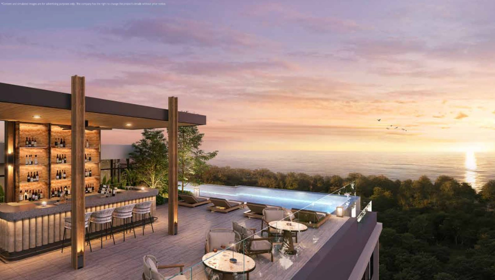 Interior view of Two Bedroom Condo for Sale at Origin Residences, Walking Distance to the Beach