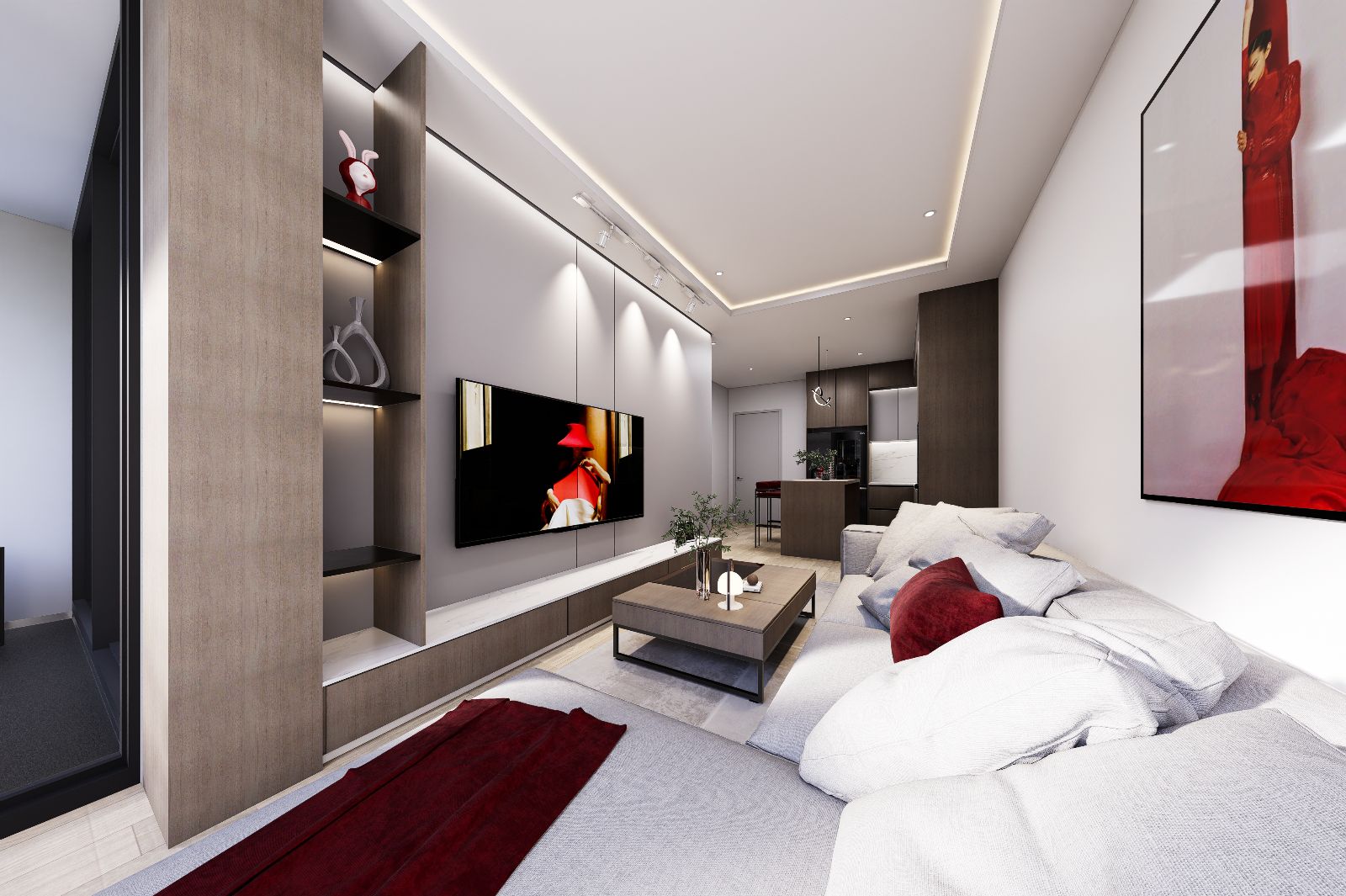 Interior view of 1 Bedroom Apartment for Sale at Wallaya Residences, Naiharn