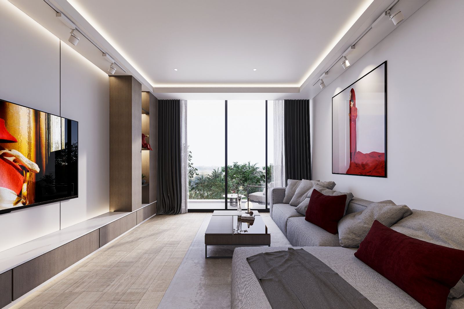 Interior view of 2 Bedroom Apartment for Sale at Wallaya Residences, Naiharn