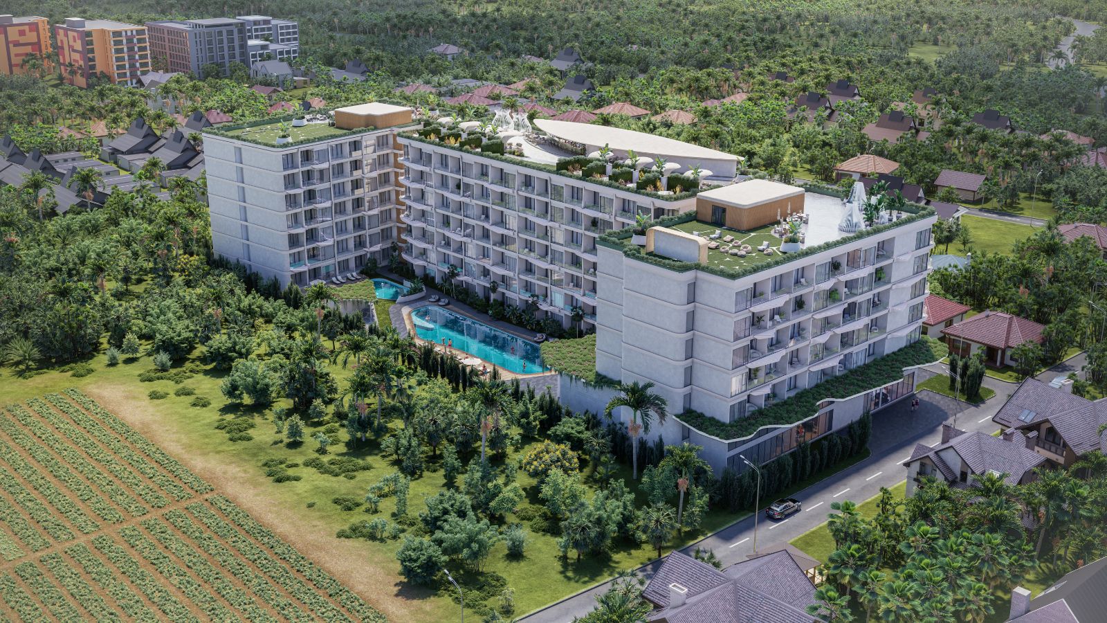 Interior view of 3 Bedroom Apartment for Sale at Wallaya Residences, Naiharn