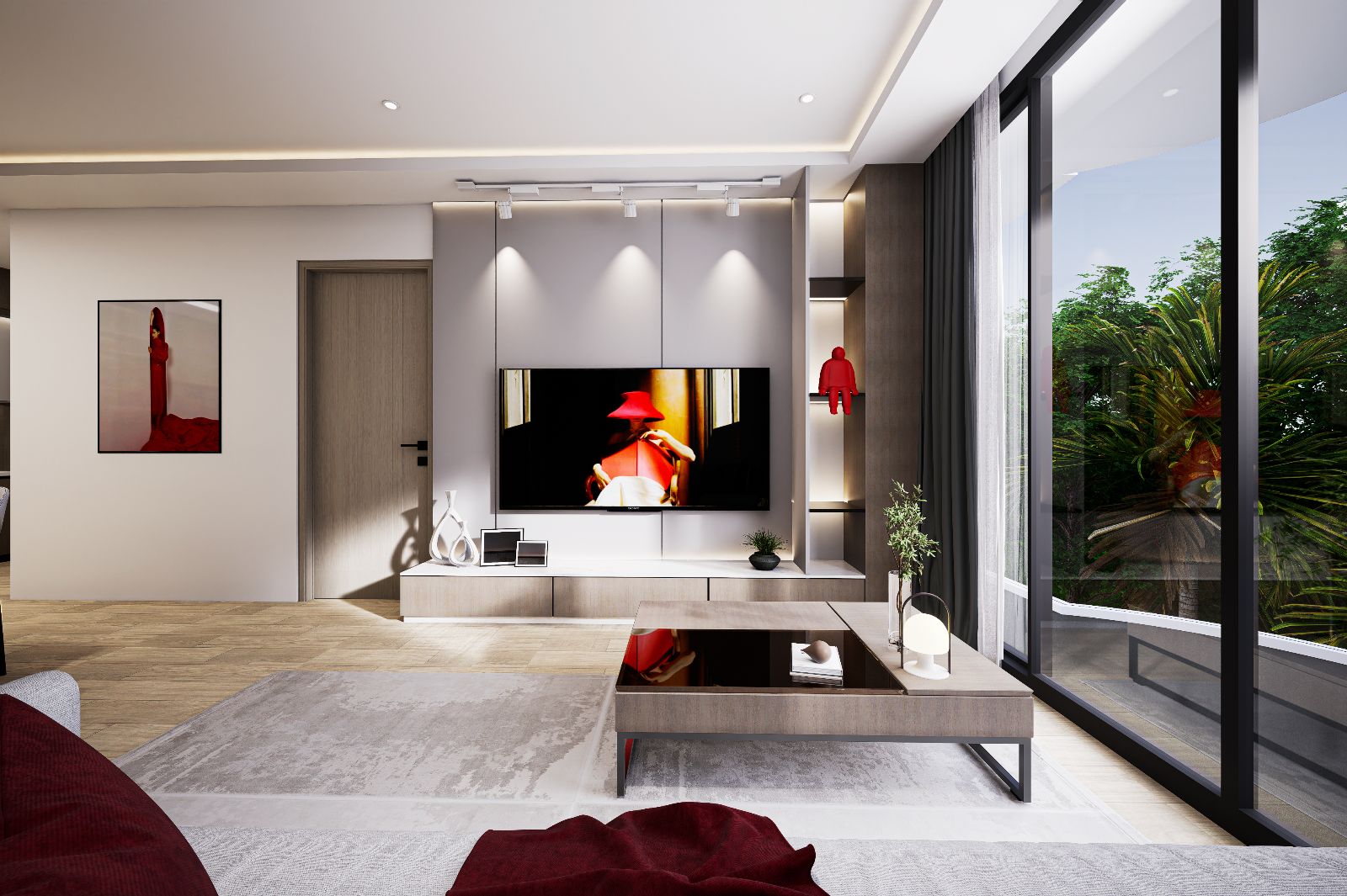 Interior view of 3 Bedroom Apartment for Sale at Wallaya Residences, Naiharn