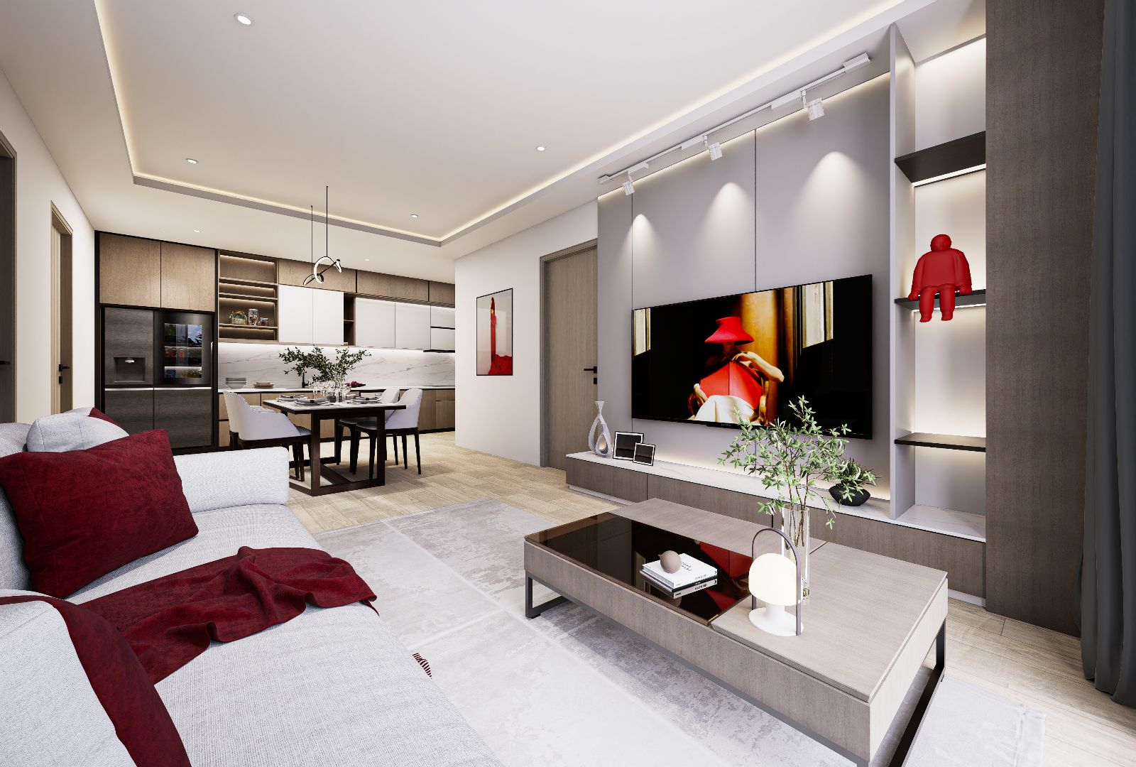Interior view of 3 Bedroom Apartment for Sale at Wallaya Residences, Naiharn