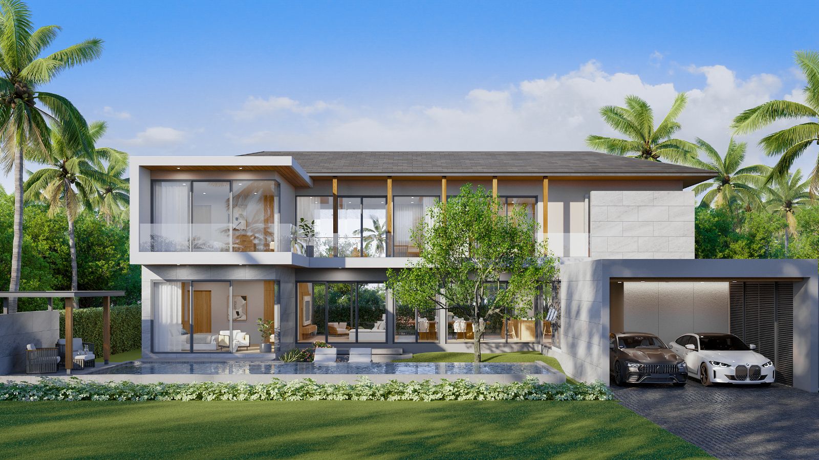4 Bedroom Modern Luxurious Villas for Sale at Vana Anda, Bangtao