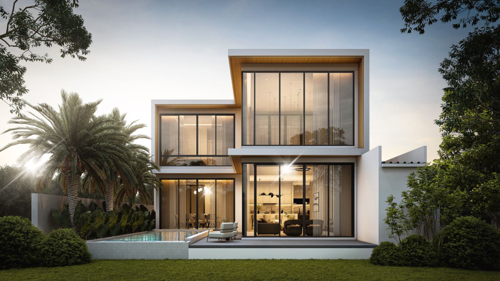 4 Bedroom Modern Pool Villas for Sale at Kirana Yamu