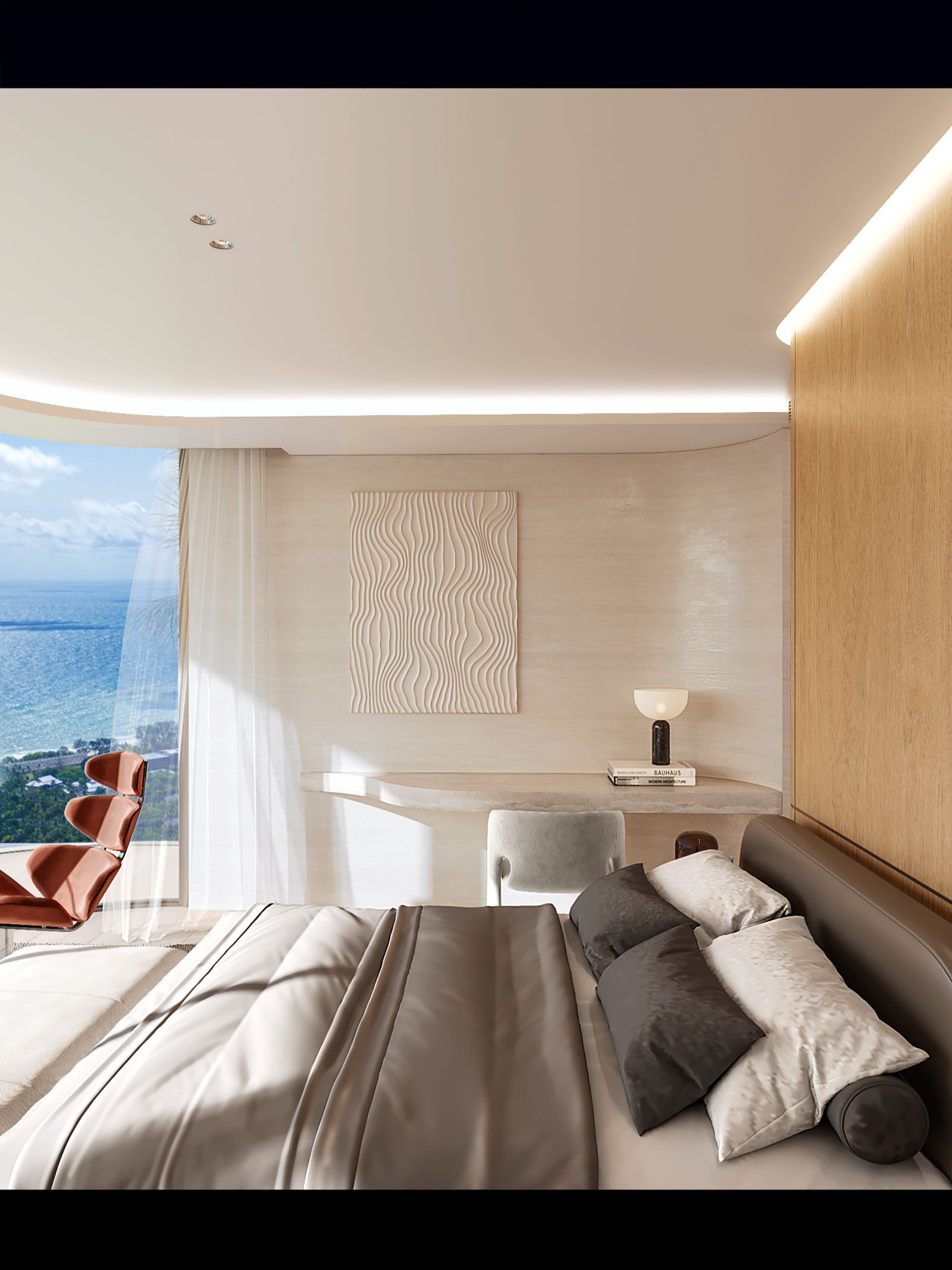 Interior view of 4 Bedroom Ocean View Luxurious Villas at ISLA Phuket for Sale