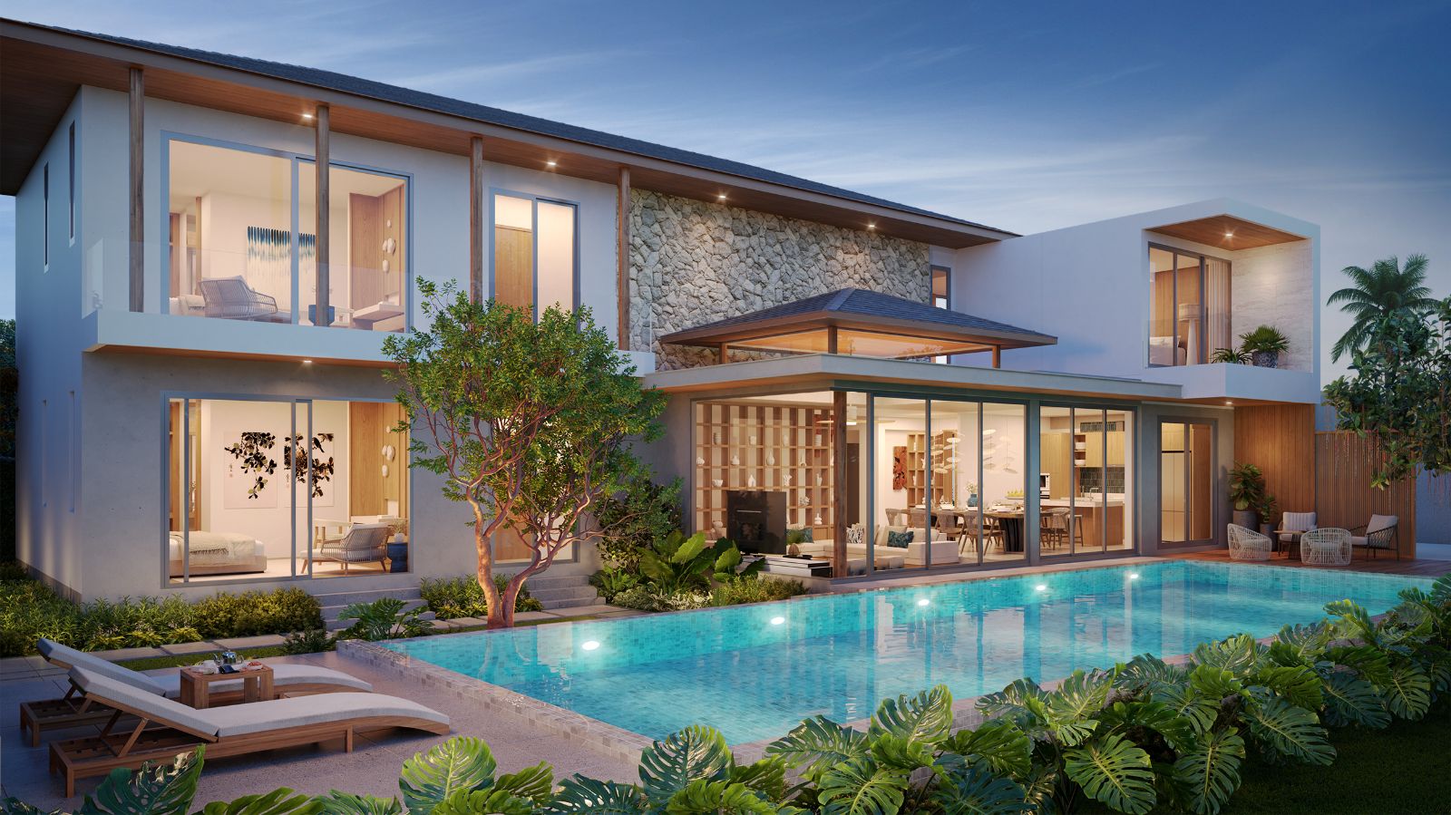 5 Bedroom Modern Luxurious Villas for Sale at Vana Anda, Bangtao
