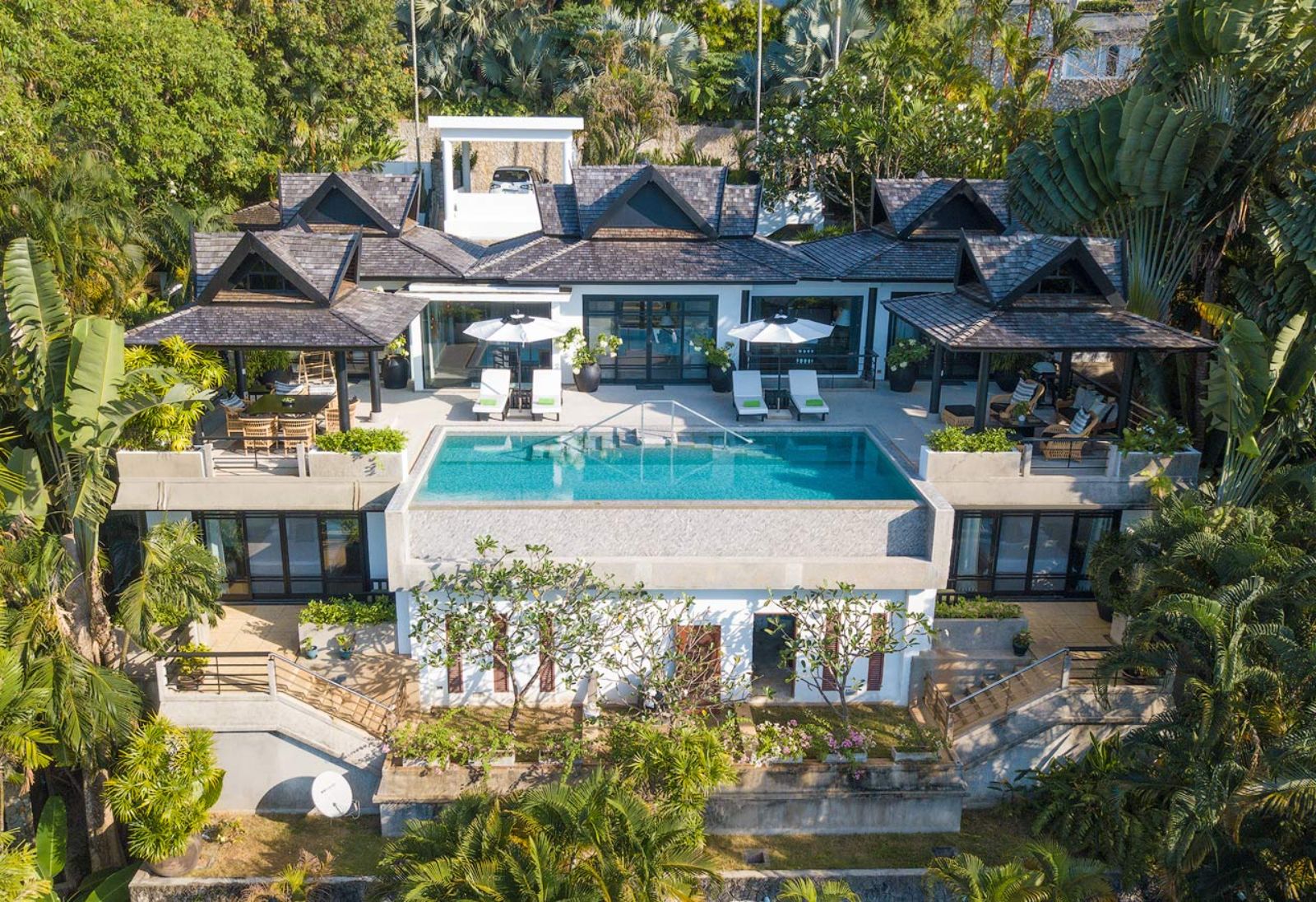 Interior view of 5 Bedroom Ocean View Ayara Villa for Sale in Surin, Phuket