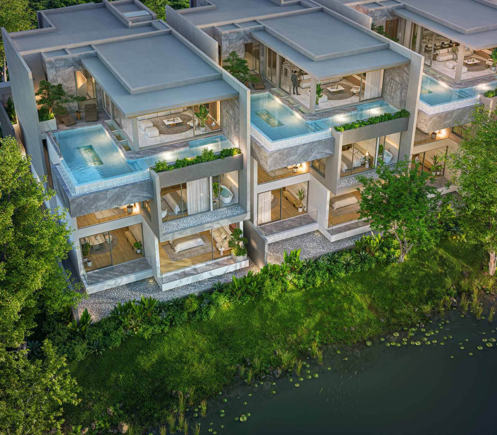 Larimar Vista – Modern 4-Bedroom Family Pool Villas Near Chalong Pier, Phuket