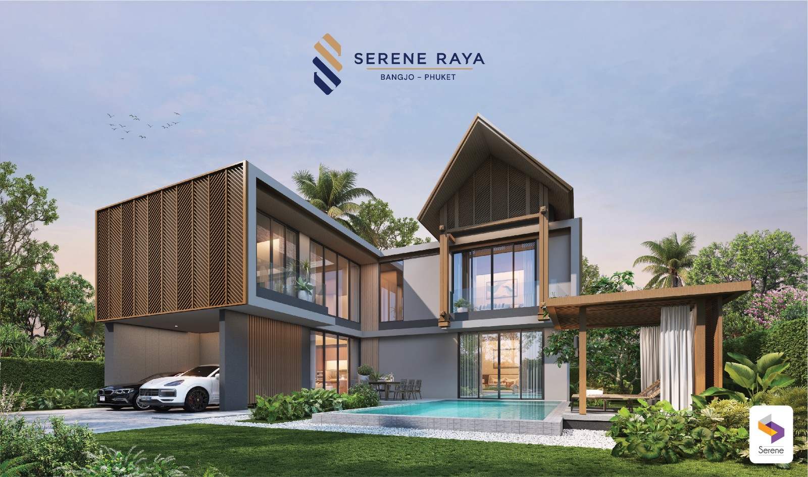 Serene Raya Bangjo - 3 Bedroom Contemporary Thai Style Luxury Villas