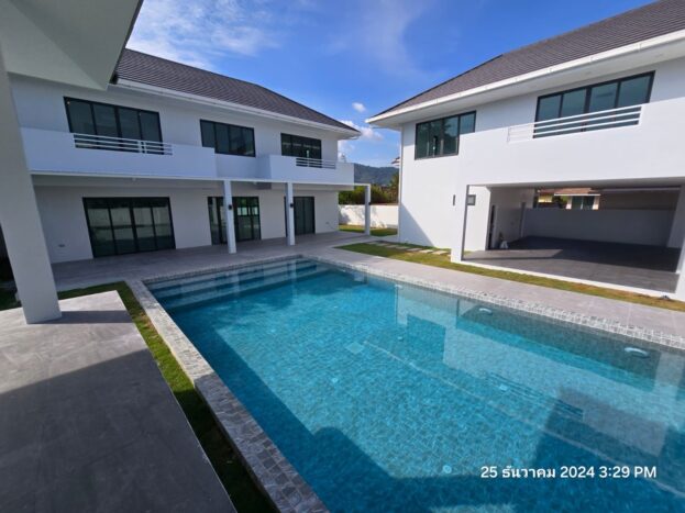 Brand New 4 Bedroom Pool Villa with Large Land Plot for Sale in Rawai